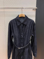 Fendi Short Shirt Collar Neck Dress