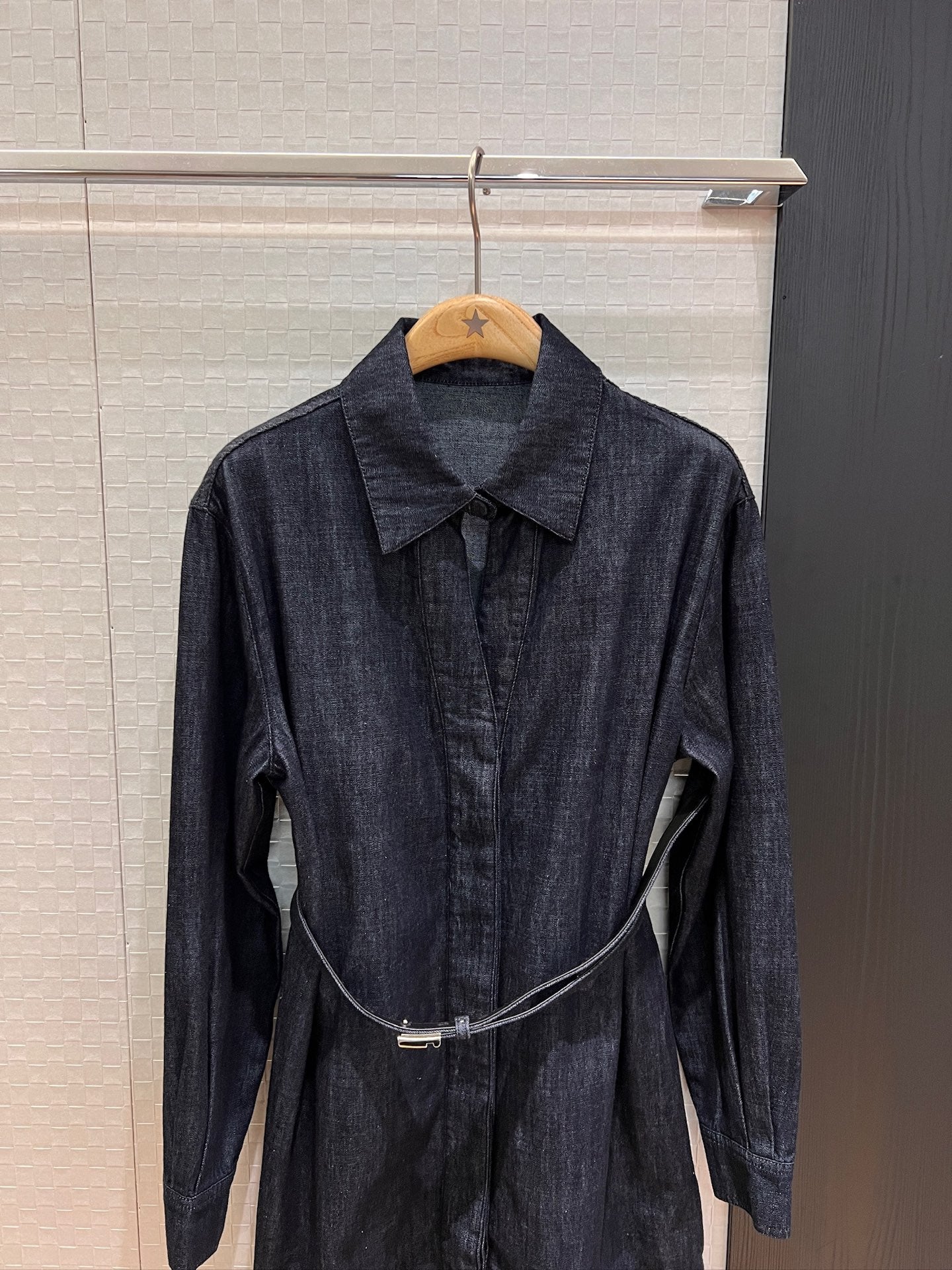 Fendi Short Shirt Collar Neck Dress