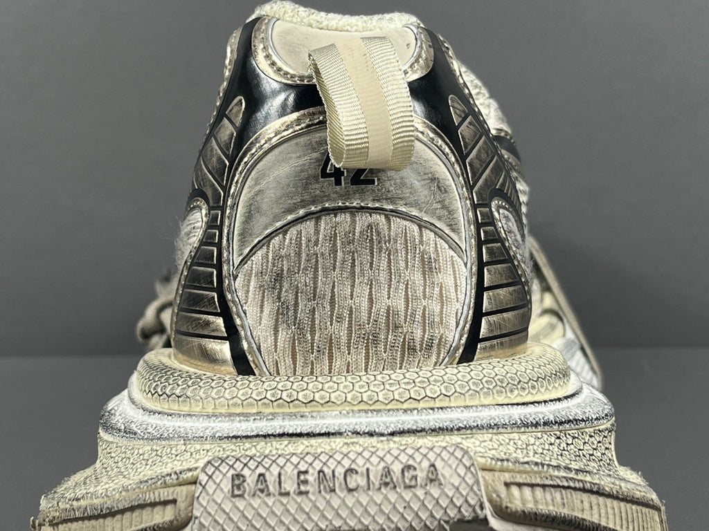 Balenciag! 3xl Mesh Lace-Up Distressed Sneaker
