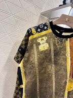 LV Logo short-sleeved crew-neck T-shirt