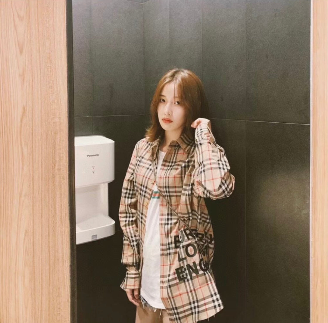 Burberr! Regular Fit Check Cotton Shirt