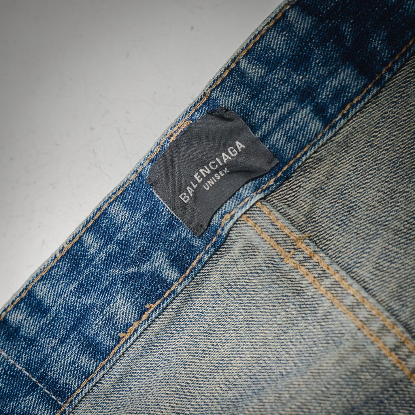 Balencia! Baggy Jeans Ring Denim