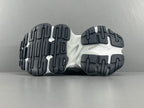 Balenciag! Cargo Round Toe Lace-Up Sneakers in White & gray