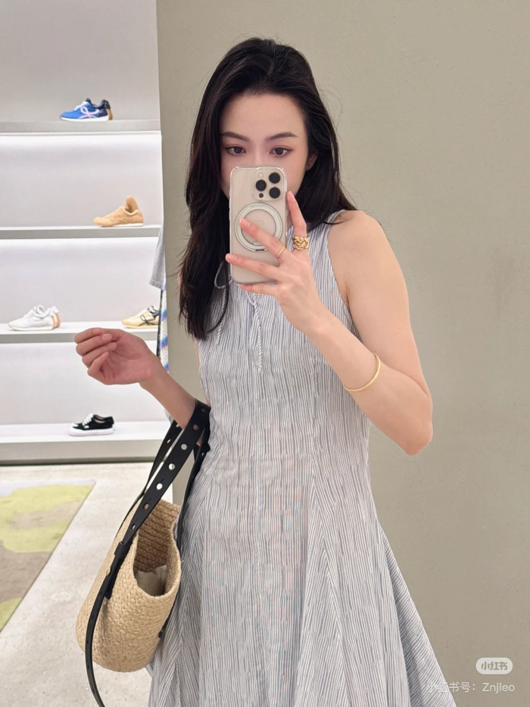 Loewe Wrap dress in cotton blend