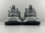 Balenciag! 10.5th generation 3XL Mesh Round Lace-Up Distressed Sole Low-Top Sneakers in Black & gray