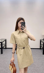 Fendi Brown Denim Dress