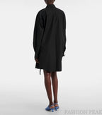 Loewe Draped Poplin Mini Shirtdress