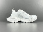 Balenciag! 3xl Mesh Lace-Up Distressed Sneaker in White