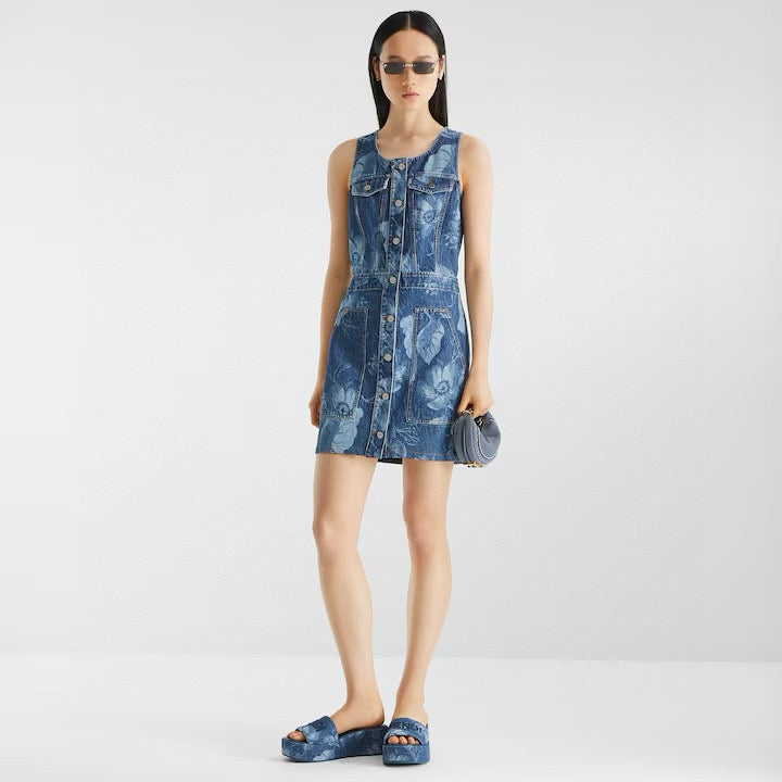 Fendi Blue Denim Dress