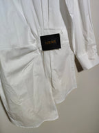 Loewe Draped Poplin Mini Shirtdress