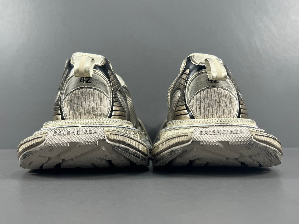 Balenciag! 3xl Mesh Lace-Up Distressed Sneaker