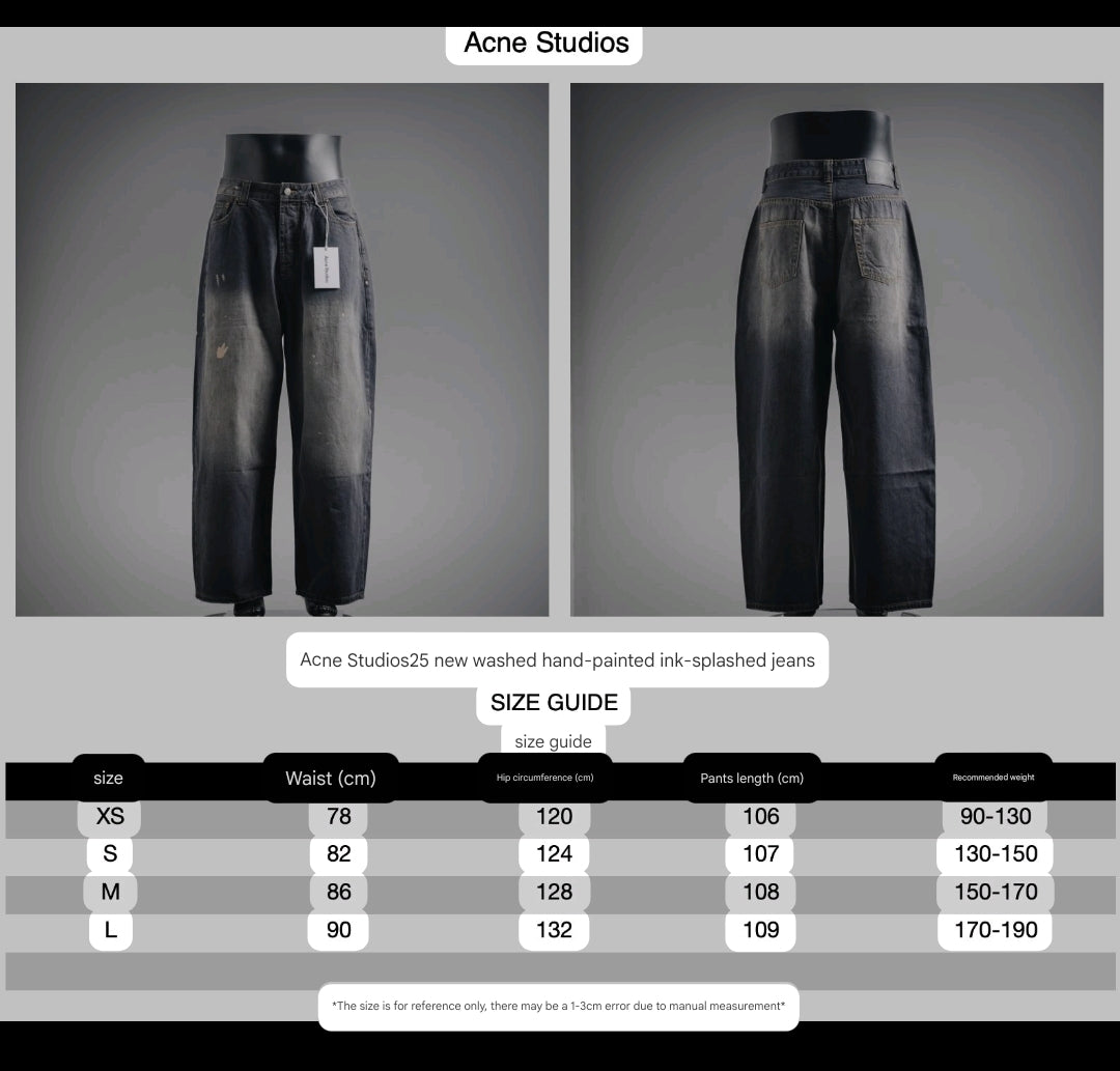 Acne Studi! Loose fit jeans 2023