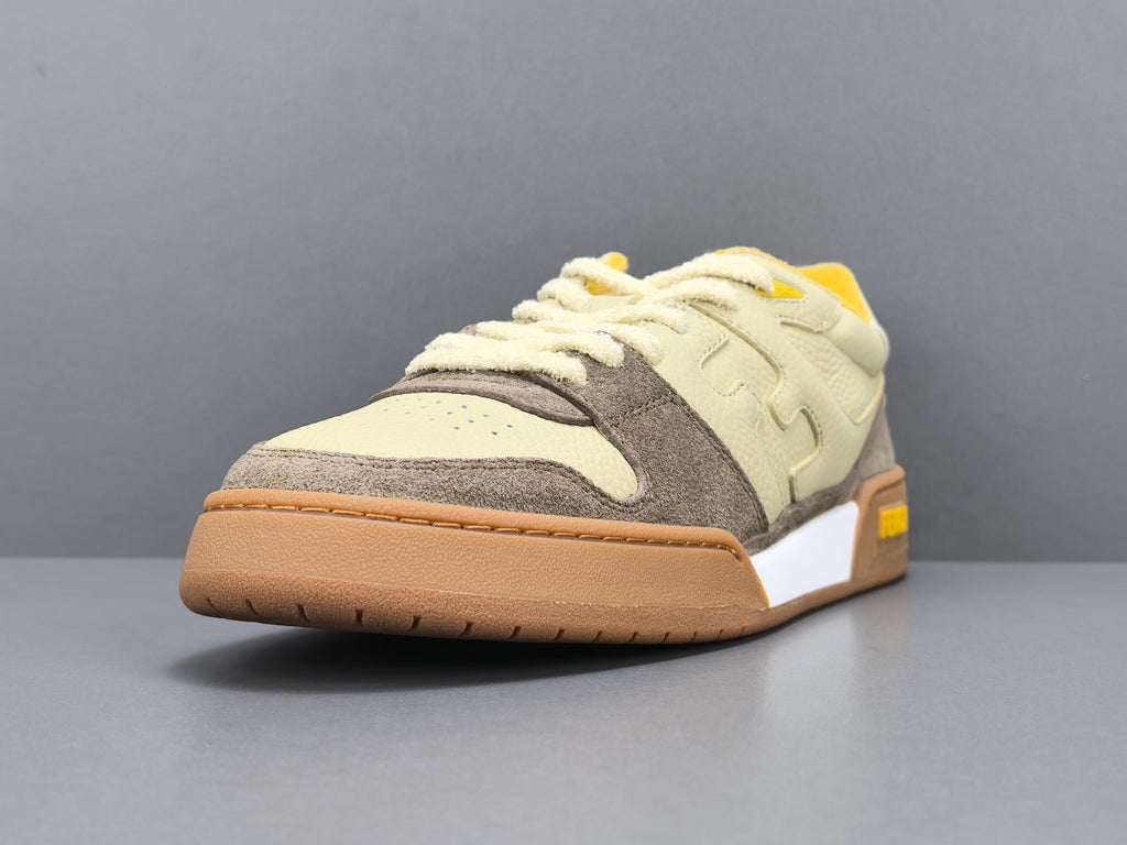 Fend! Match Low Top Suede 'Yellow Beige'