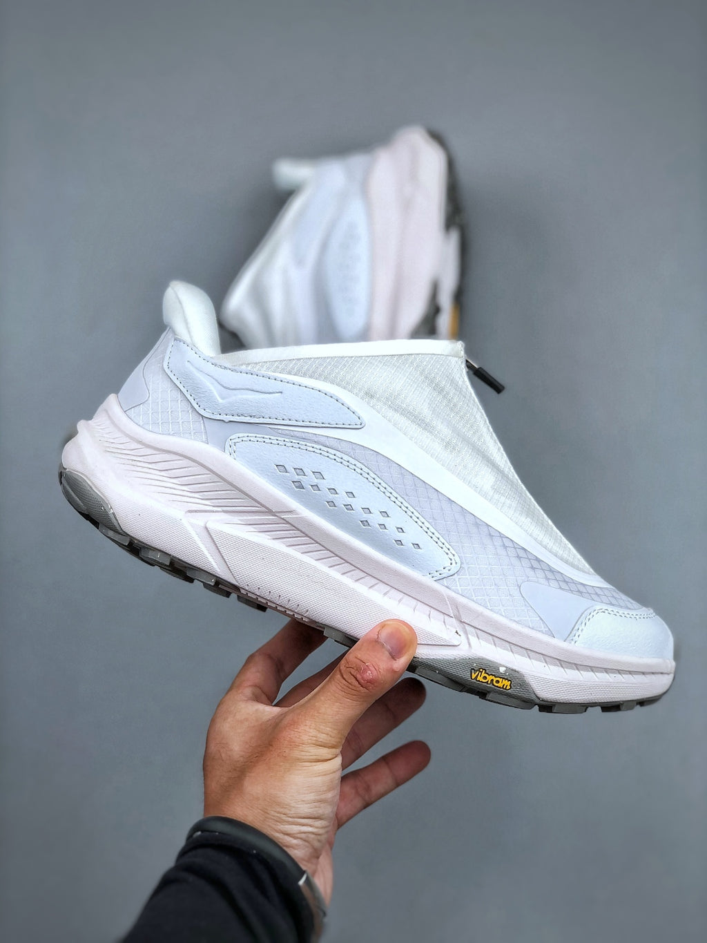 Hok! One One Project Transport in White Sneaker