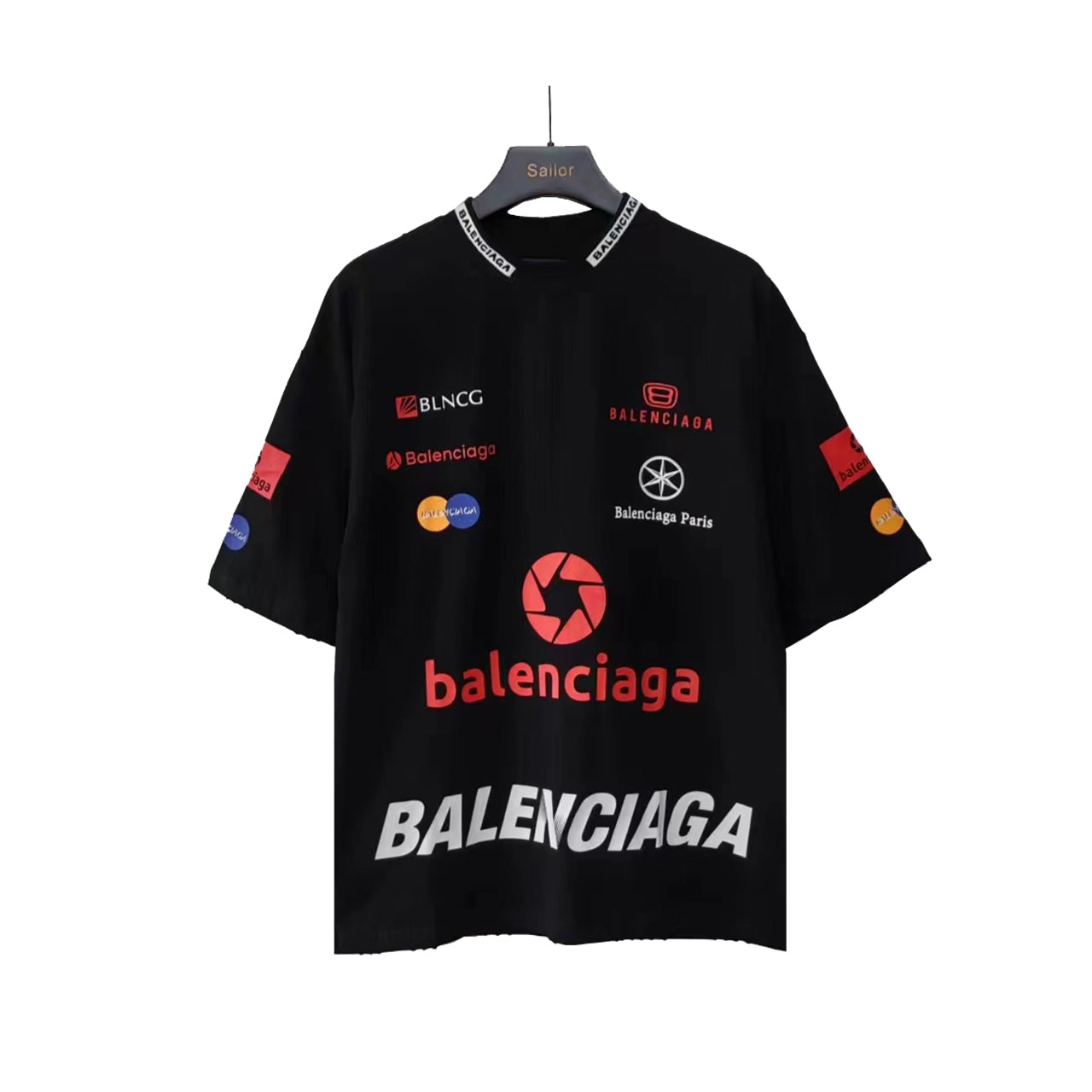 T-shirt de course à manches courtes Balenciaga!