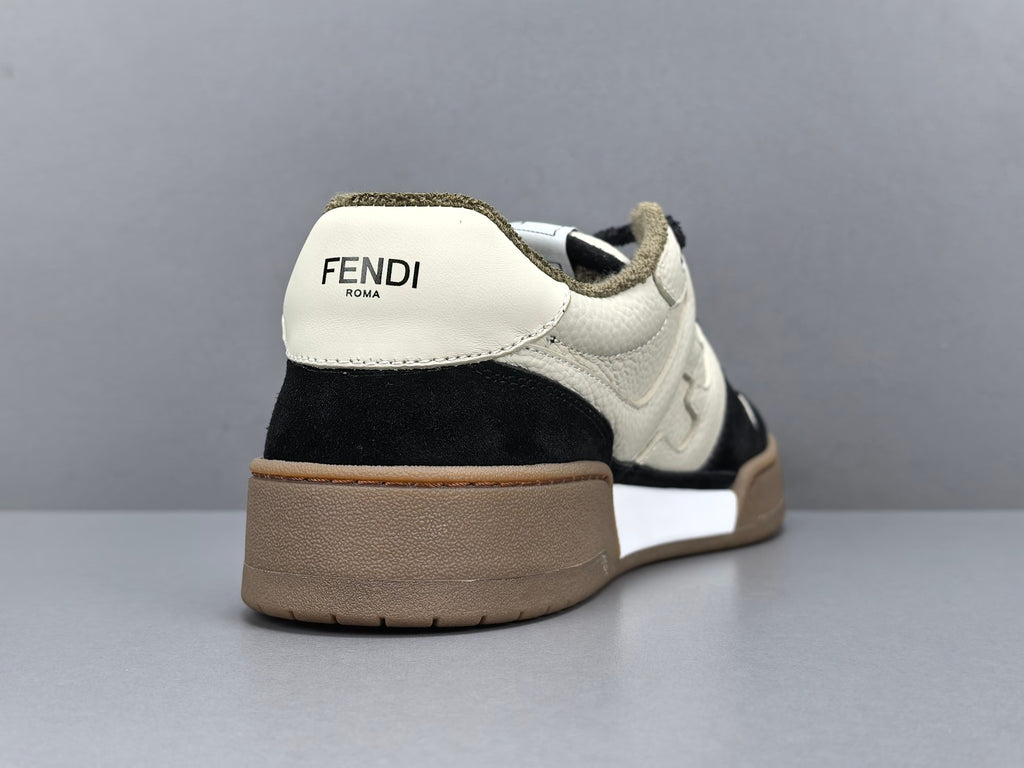Fend! Match Low tops in black suede
