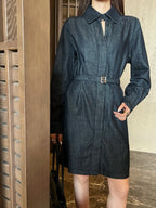 Fendi Short Shirt Collar Neck Dress