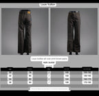 LV Monogram Straight Cut Jeans
