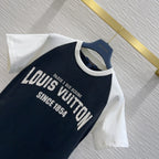 LV Logo short-sleeved crew-neck T-shirt