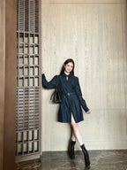 Fendi Short Shirt Collar Neck Dress