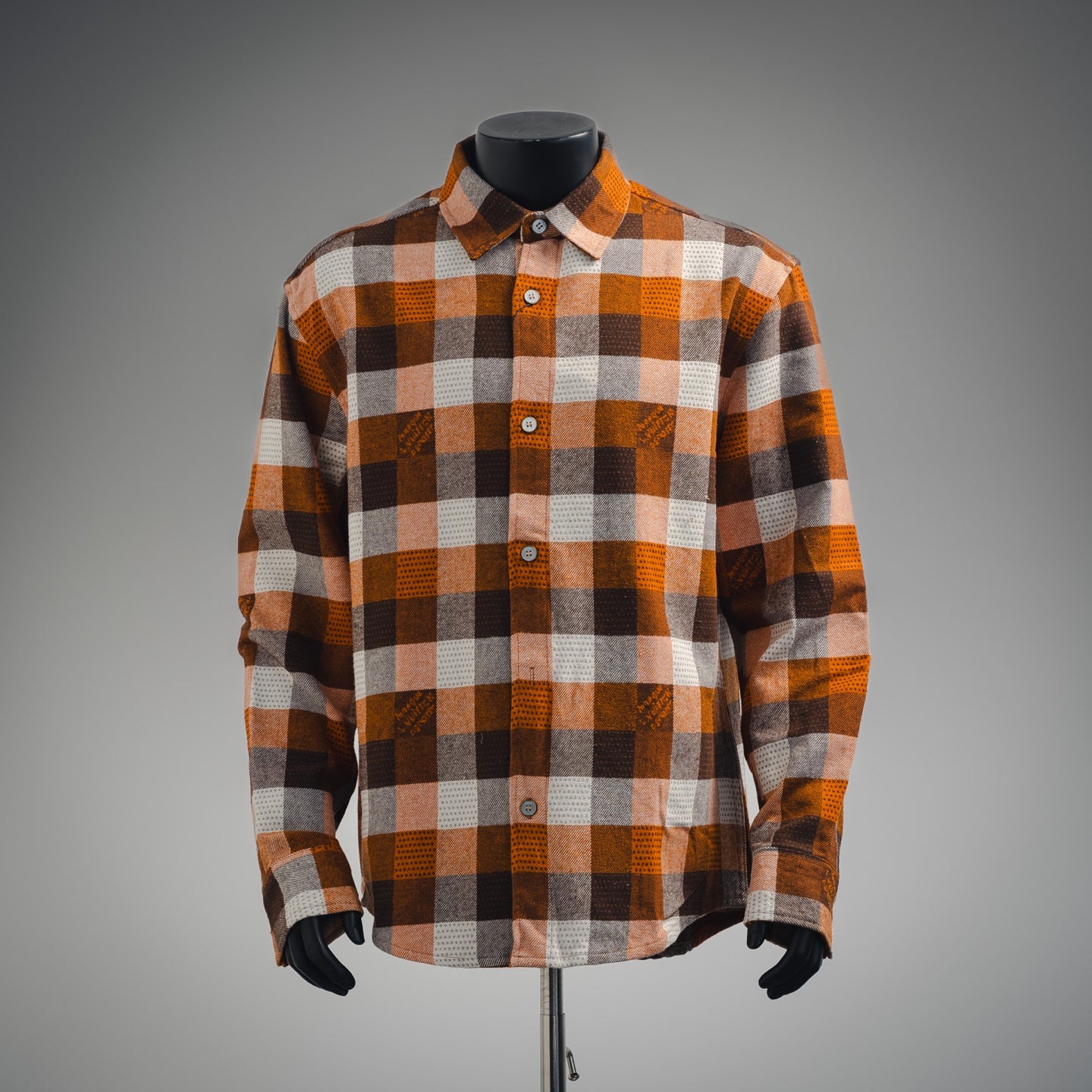 LV Lightweight Cotton Long Sleeve Button Down Shirt