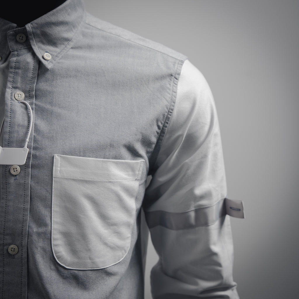 Thom Brown! Adjustable Armbands Two-Tone Shirt