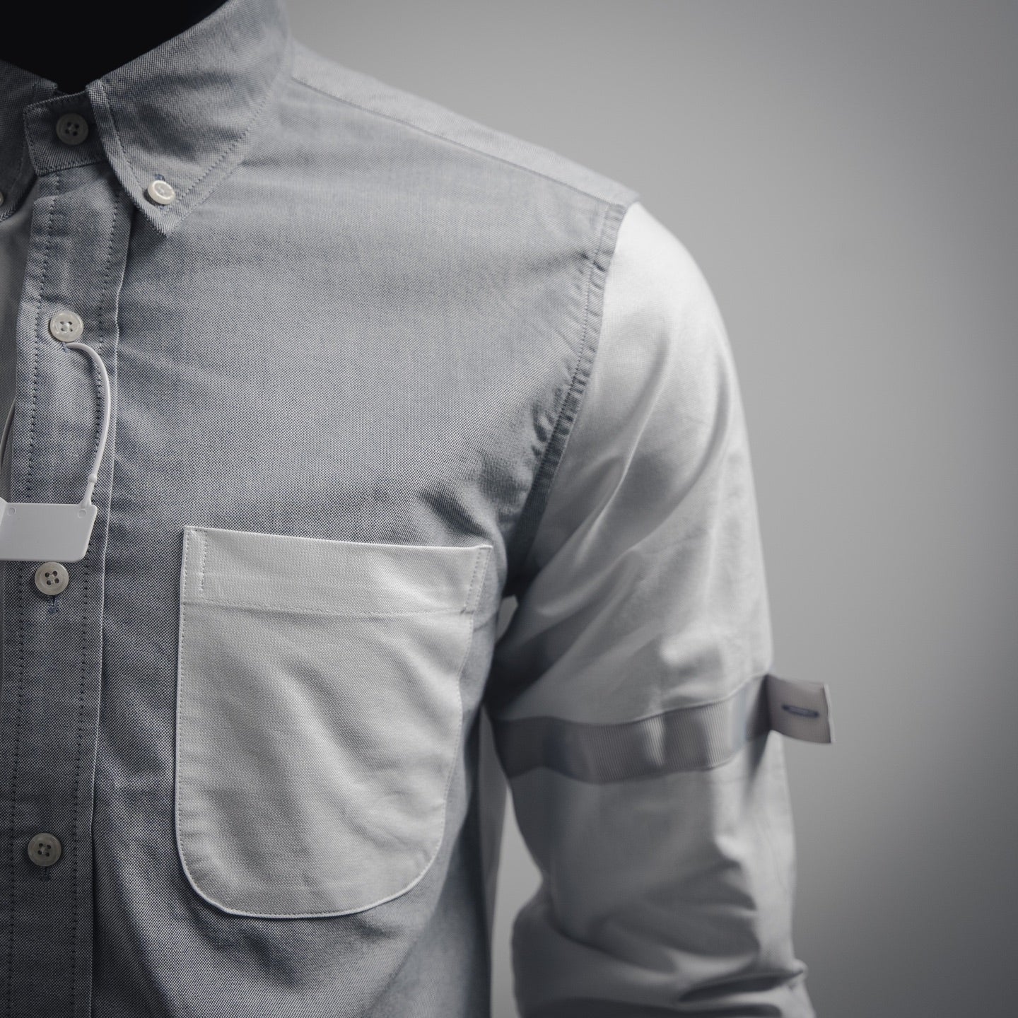 Thom Brown! Adjustable Armbands Two-Tone Shirt
