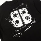 تيشيرت قصير الأكمام بشعار Balenciag!