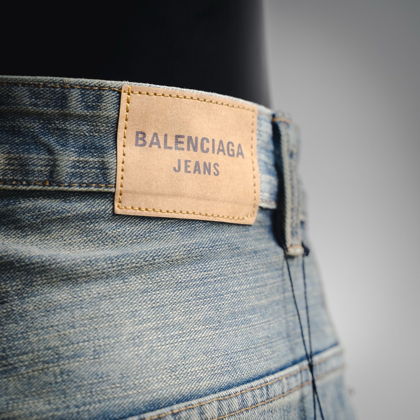 Balencia! Baggy Jeans Ring Denim