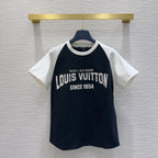 LV Logo short-sleeved crew-neck T-shirt