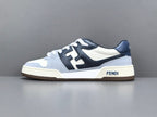 Fend! Match Panelled Suede Sneakers