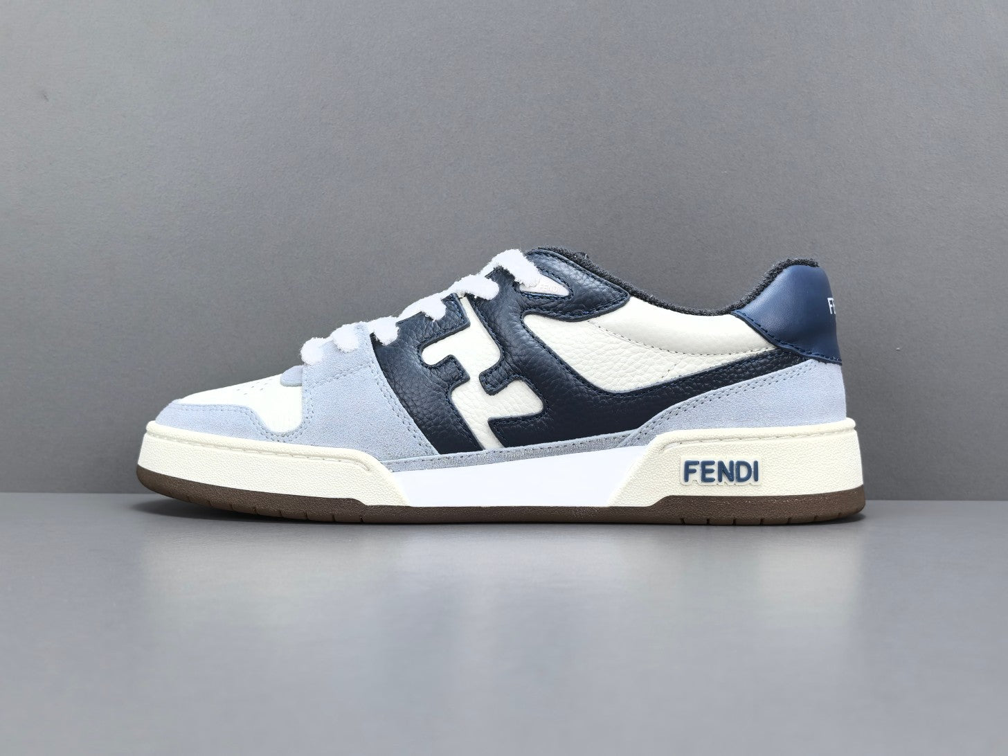 Fend! Match Panelled Suede Sneakers