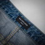 Balencia! Integrated-belt Jeans