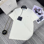 Prad! print short-sleeved round neck T-shirt