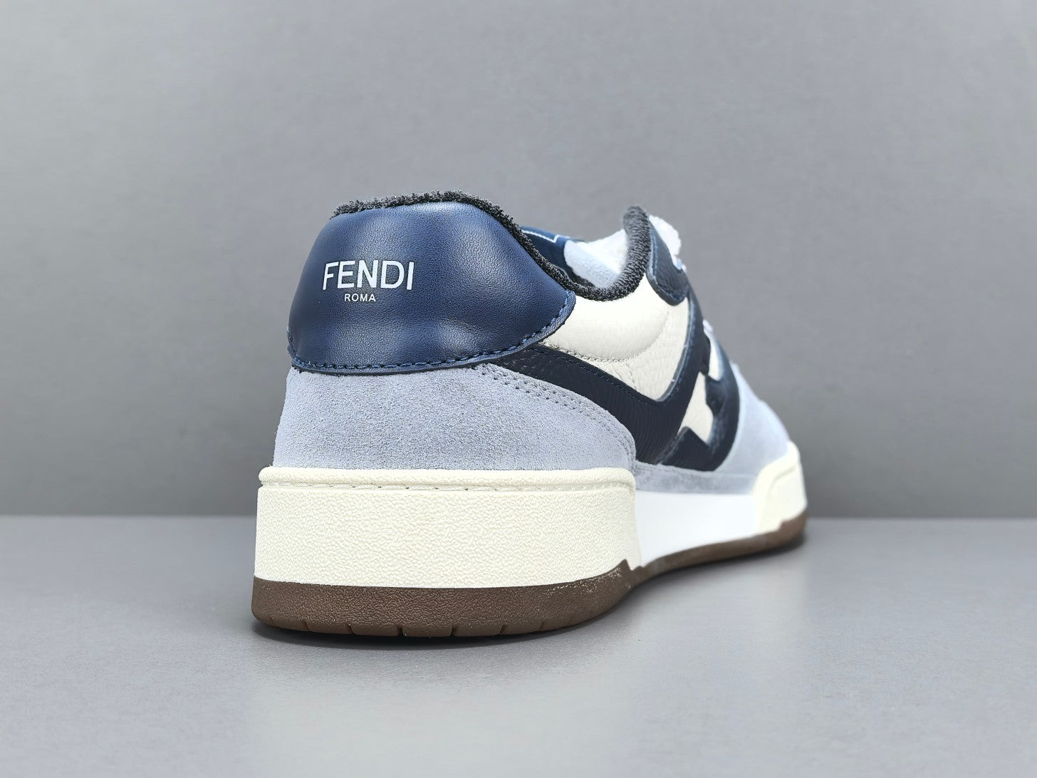 Fend! Match Panelled Suede Sneakers