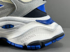 Balenciag! Cargo Round Toe Lace-Up Sneaker White & Blue
