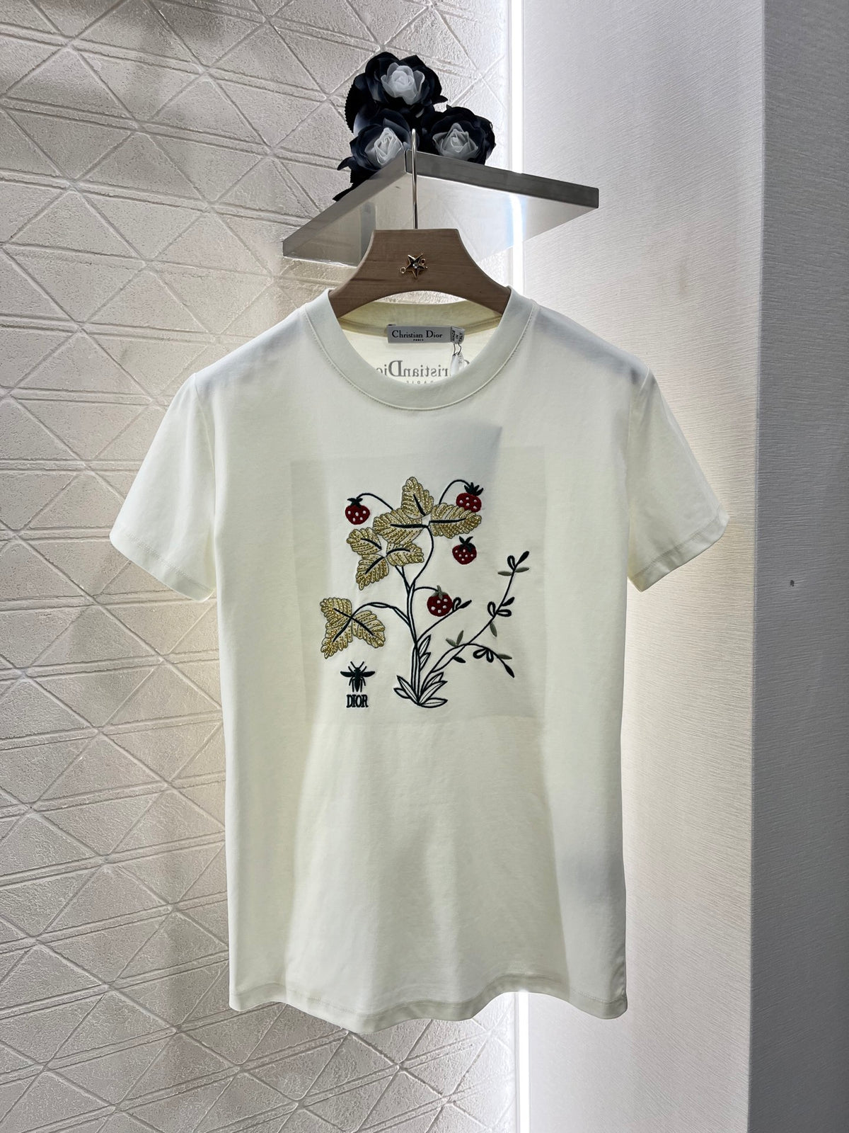 Dio! Logo short-sleeved crew neck T-shirt