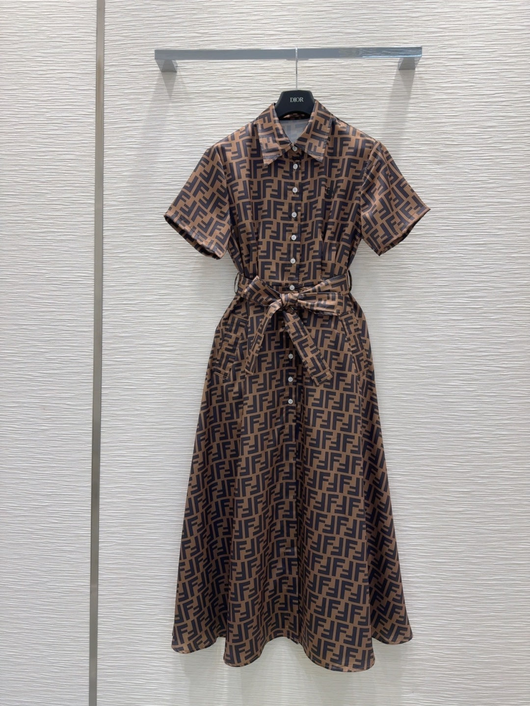 Fendi Peter Pan Collar Dress